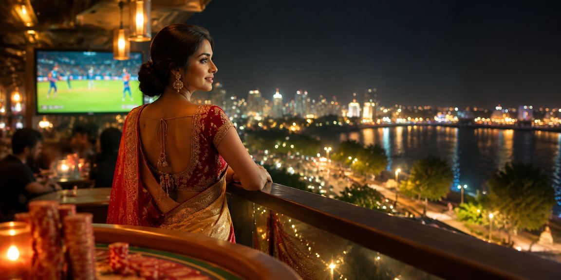 Mobile user engaged with betting app in India